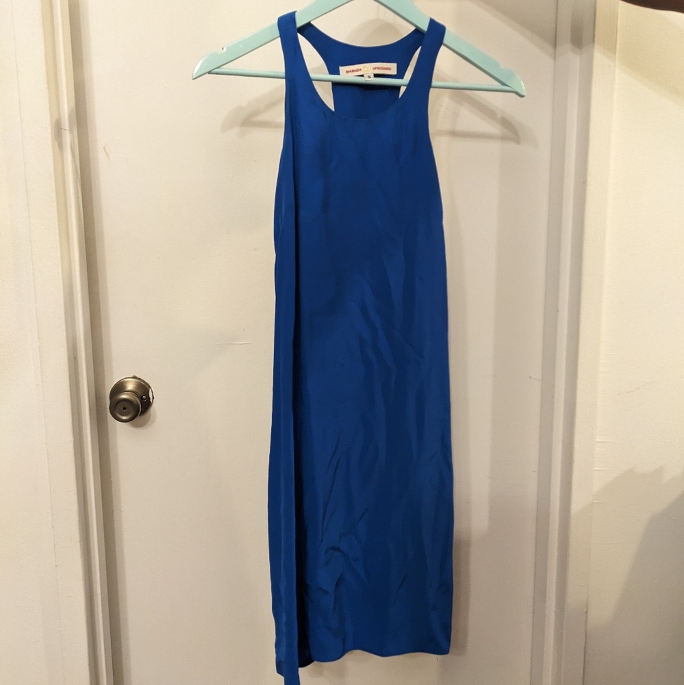 Amanda Uprichard Royal Blue Mini Dress